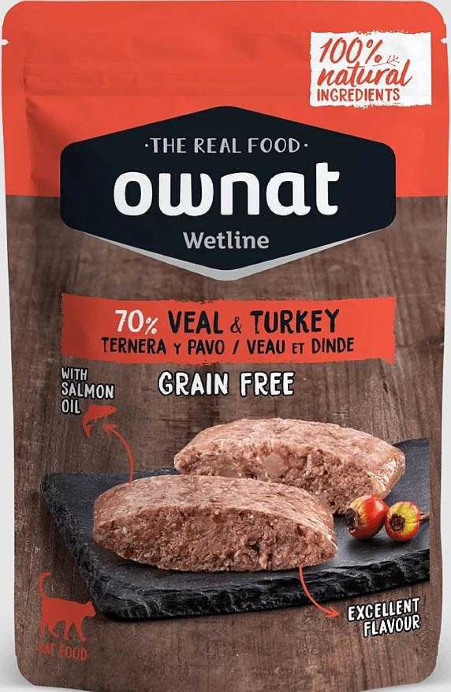 Gatos Ownat | Ownat Veal & Turkey Cat Pouch