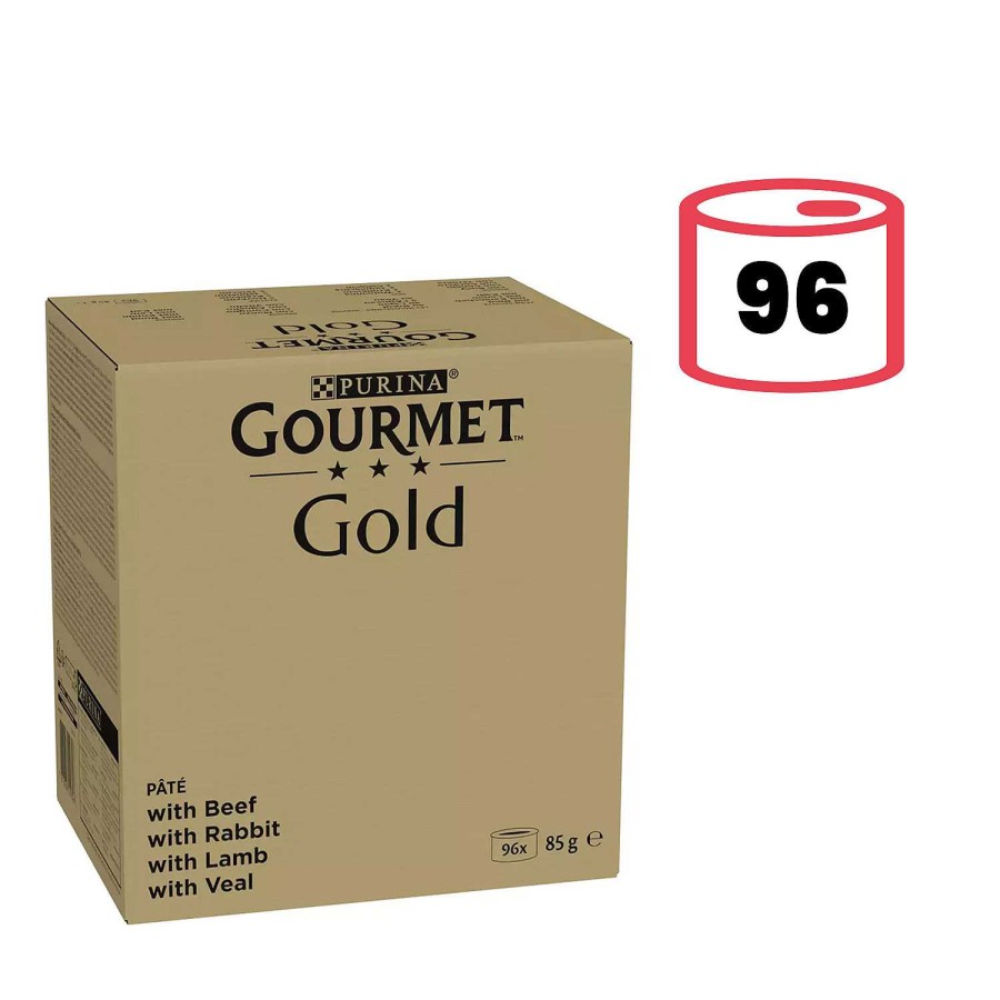 Gatos Gourmet | Purina Gourmet Gold Mousse Pack Surtido 96X85G