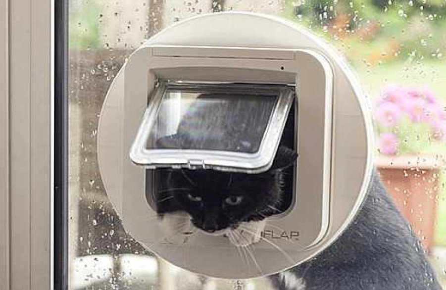 Gatos Sure Petcare | Sureflap Puerta Para Mascotas Blanca