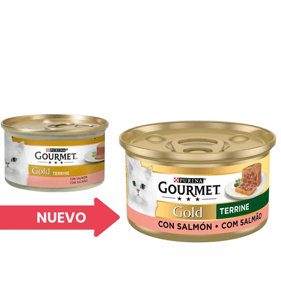 Gatos Gourmet | Purina Gourmet Gold Terrine Con Salm N