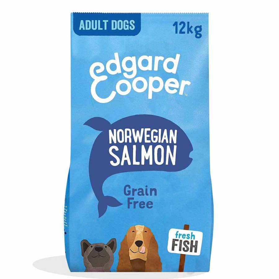 Perros Edgard & Cooper | Edgard & Cooper, Pienso Sin Cereales Con Salm N Fresco Para Perros Adultos