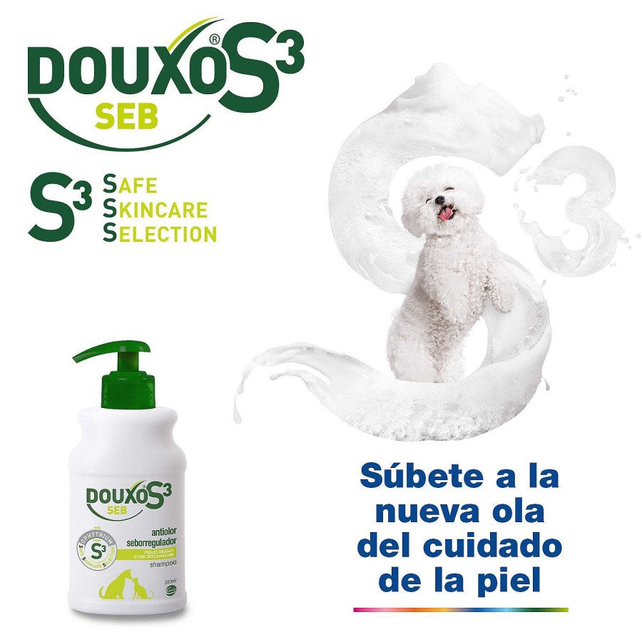 Perros Ceva | Douxo S3 Seb Champ Antiolor Y Seborregulador Para Perros Y Gatos