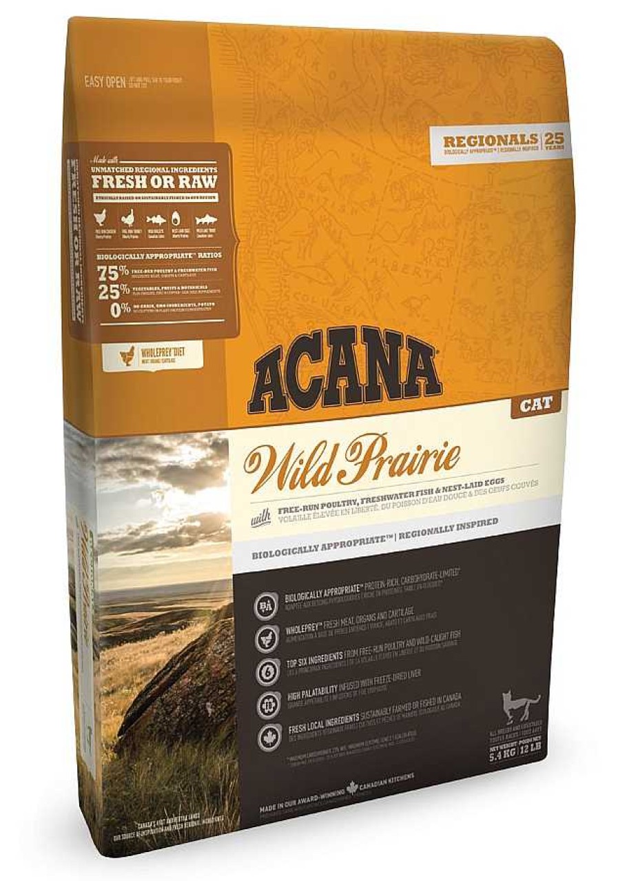 Gatos Acana | Acana Wild Prairie Pienso Natural Para Gatos De Todas Las Edades Con Pollo, Pavo Y Pescado