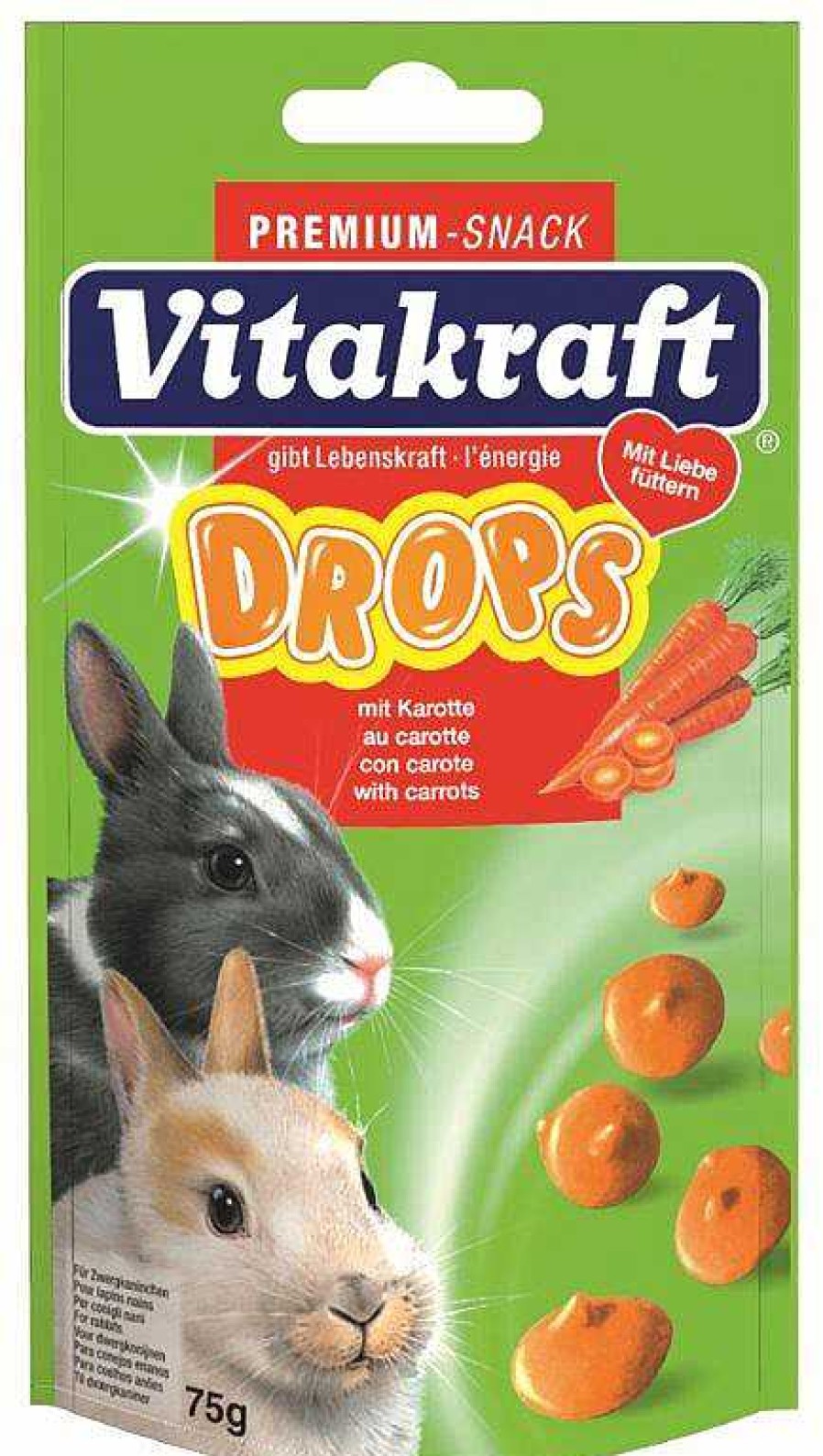 Roedores Vitakraft | Vitakraft Drops Karotte