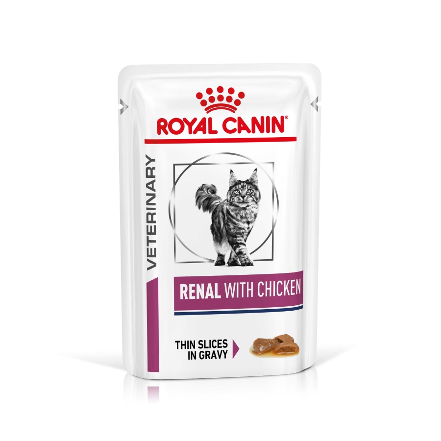 Gatos Royal Canin | Royal Canin Renal Con Pollo Alimento H Medo Para Gatos En Salsa