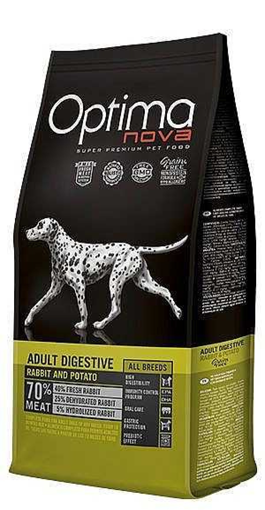 Perros Optima nova | Optima Nova Adult Digestive Rabbit & Potato