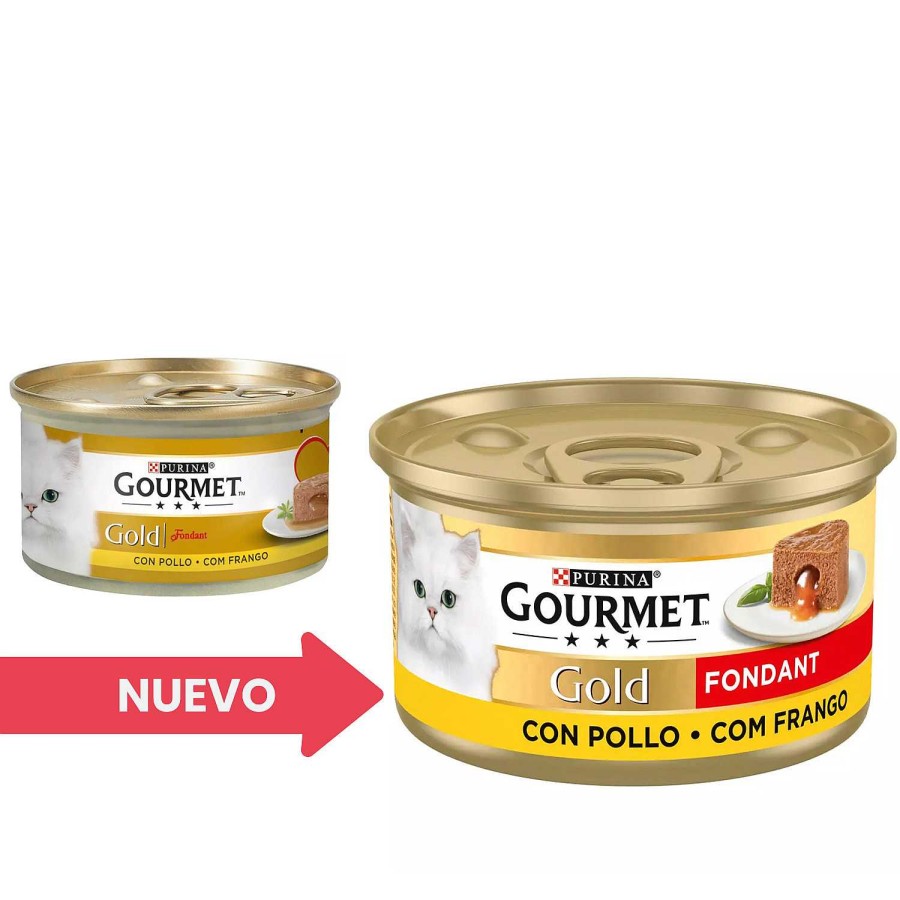 Gatos Gourmet | Purina Gourmet Gold Fondant Con Pollo