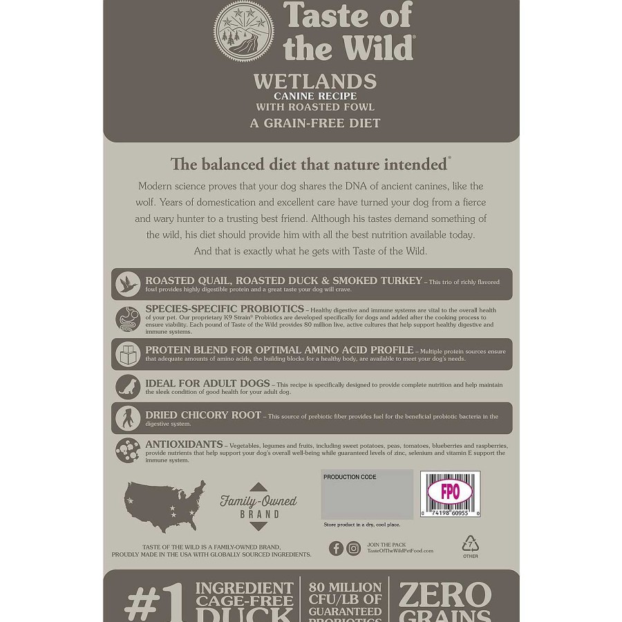 Perros Taste of the Wild | Taste Of The Wild Wetlands