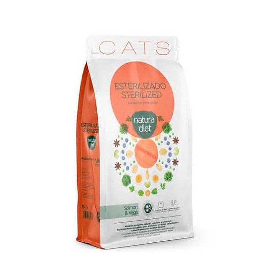 Gatos Dingo Nature Diet | Natura Diet Cat Sterilized Salmon