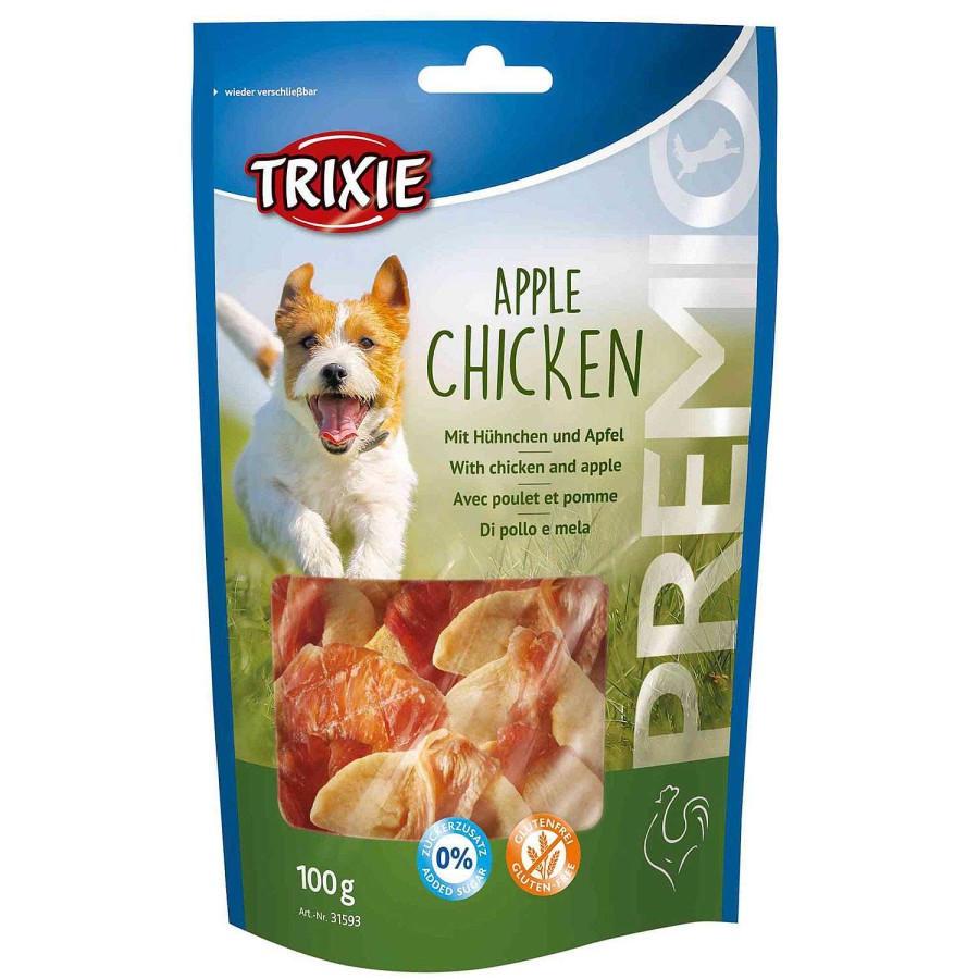 Perros Trixie | Premio Apple Chicken, Manzana-Pollo, 100 G