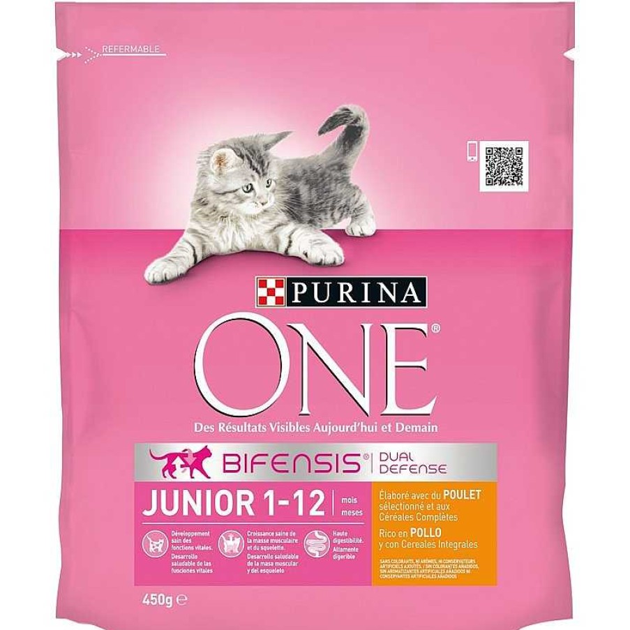 Gatos Purina One | Purina One Bifensis Junior Rico En Pollo Y Cereales Integrales