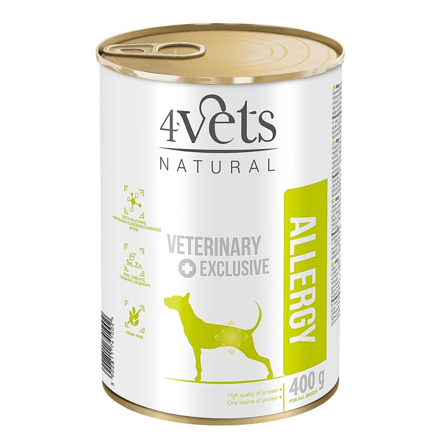 Perros 4Vets Natural | Piper 4Vets Allergy Comida H Meda Veterinaria Para Perros Con Problemas Al Rgicos O De Intolerancias