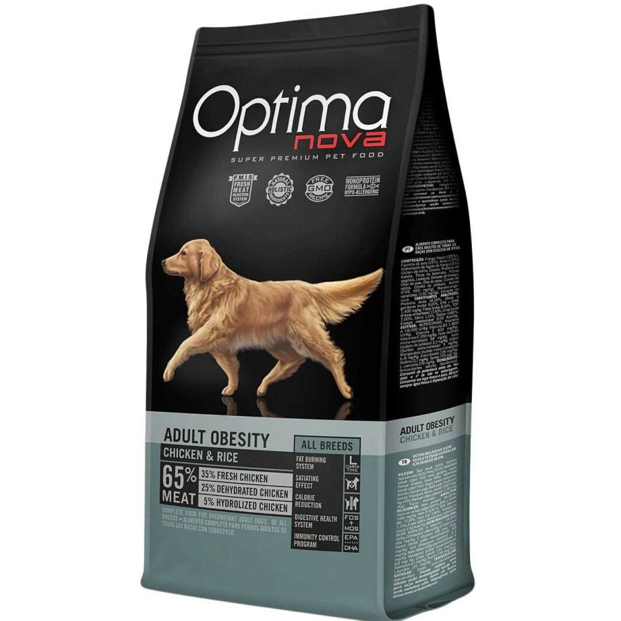 Perros Optima nova | Optima Nova Adult Obesity Chicken & Rice