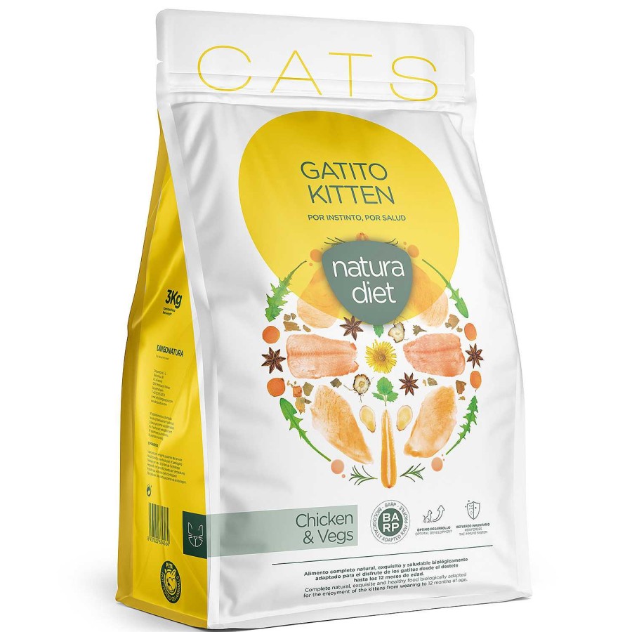 Gatos Dingo Nature Diet | Natura Diet Kitten Chicken