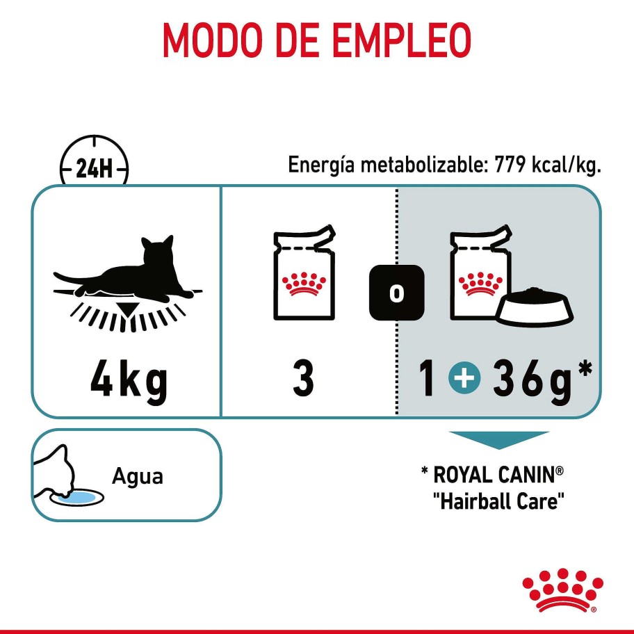 Gatos Royal Canin | Royal Canin Hairball Care Comida H Meda En Salsa Gato Adulto Para Evitar Bolas De Pelo