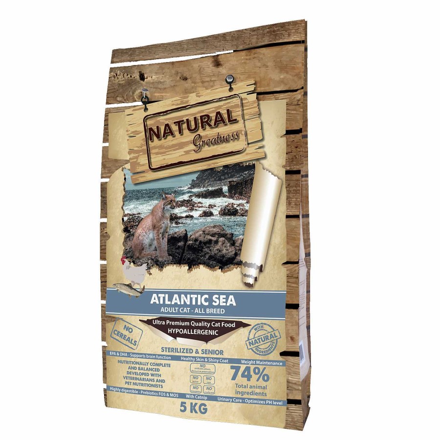 Gatos Natural Greatness | Natural Greatness Atlantic Sea Para Gatos Esterilizados, Adultos Y Senior