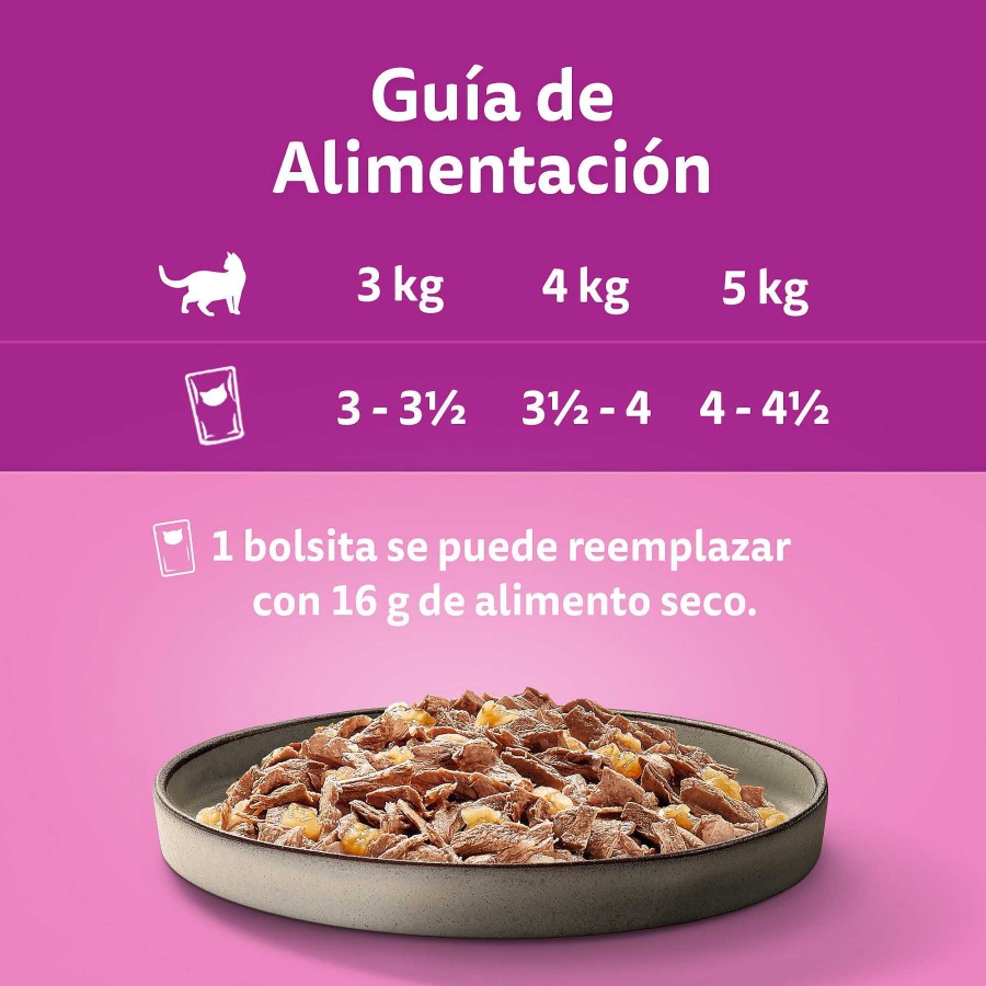 Gatos Whiskas | Whiskas Pure Delight Comida H Meda Para Gatos Adultos Selecci N Pescados En Gelatina