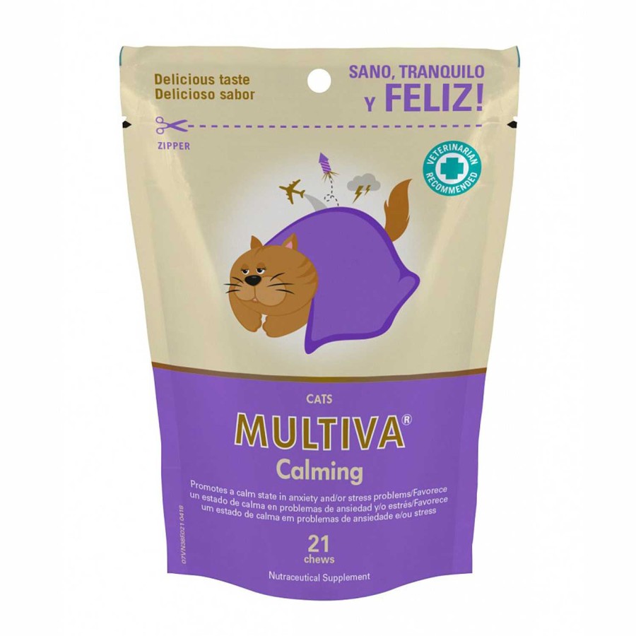 Gatos Vetnova | Multiva Calming Para Problemas De Ansiedad Y/O Estr S Para Gato