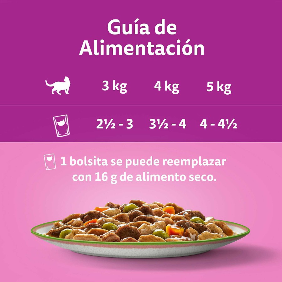 Gatos Whiskas | Whiskas Tasty Mix Comida H Meda Para Gatos Adultos Selecci N Del Chef En Salsa