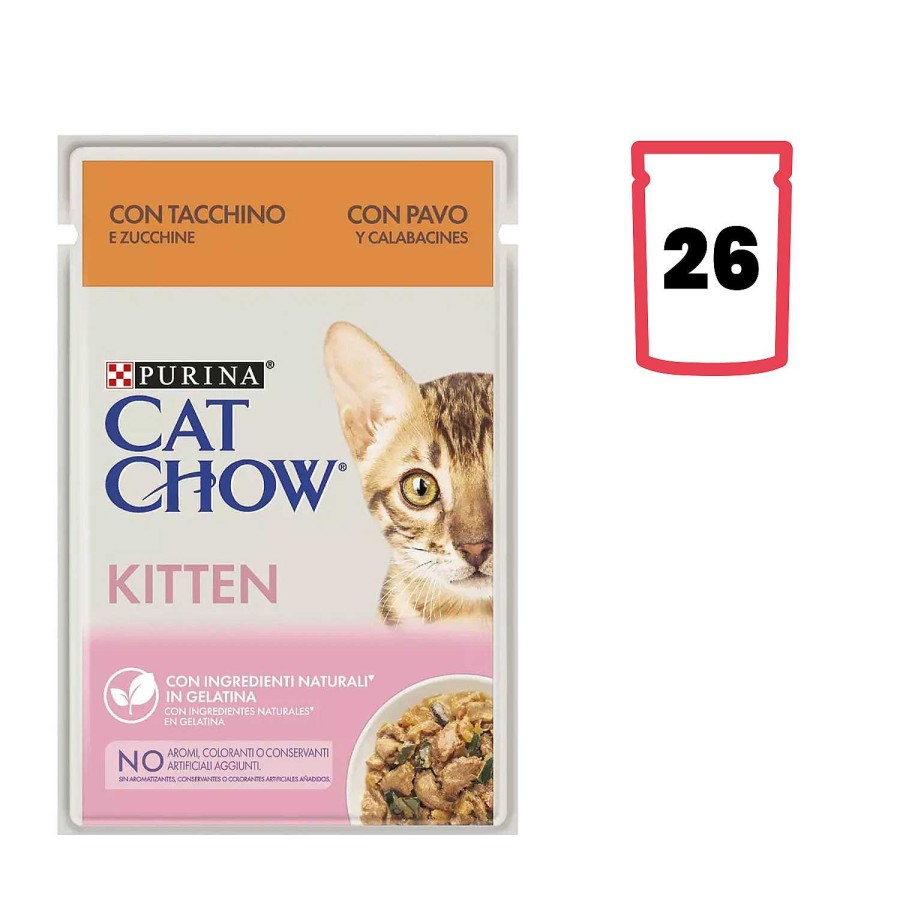 Gatos Cat Chow | Purina Cat Chow Gatito Con Pavo