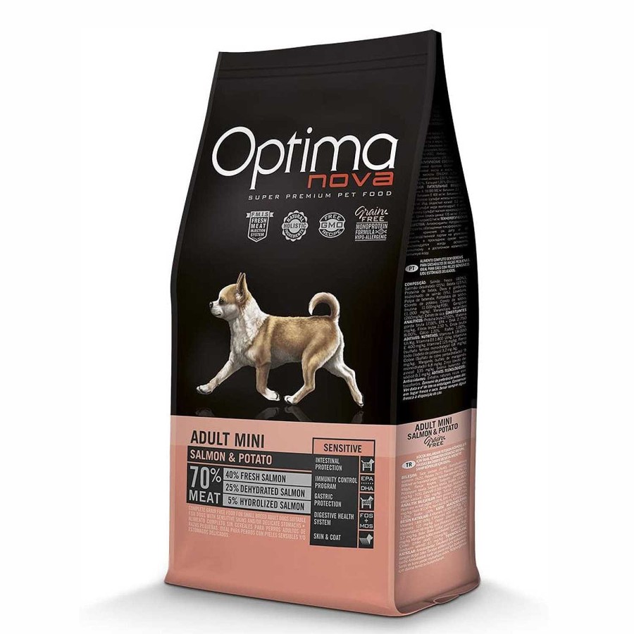 Perros Optima nova | Optima Nova Adult Mini Salmon & Potato